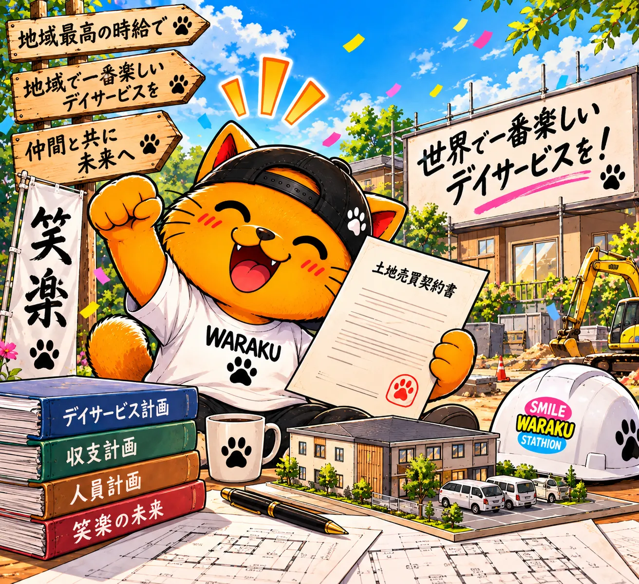 日記です。今日は土地の売買契約!